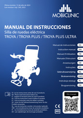 Mobiclinic Troya PLUS ULTRA Manual De Instrucciones