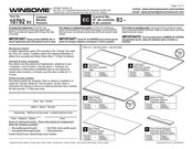 Winsome 10792 R3 Instrucciones De Montaje