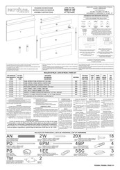 Notável Móveis NT 1305 Instrucciones De Montaje