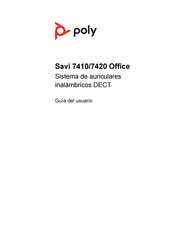 Poly Savi 7410 Office Guia Del Usuario