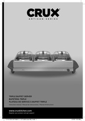 Crux ARTISAN 2 x 1.5QT Manual De Instrucciones