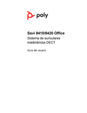 Poly Savi 8420 Office Guia Del Usuario