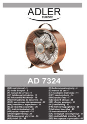 Adler europe AD 7324 Manual De Uso