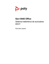 Poly Savi 8445 Office Guia Del Usuario