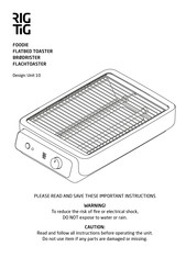 RIGTIG FOODIE Z00601-1 Manual De Instrucciones