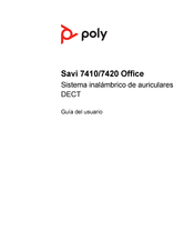 Poly Savi 7410 Office Guia Del Usuario