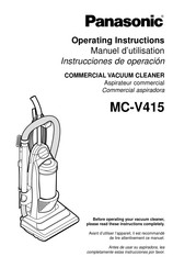 Panasonic MC-V415 Instrucciones De Operación