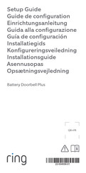 ring Battery Doorbell Plus Guía De Configuración