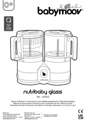 babymoov nutribaby glass A001132 Manual De Instrucciones