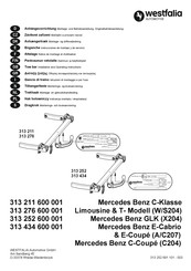 Westfalia Automotive 313 434 600 001 Instrucciones De Montaje Y De Servicio