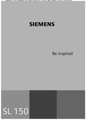 Siemens Gigaset SL 100 Manual De Instrucciones