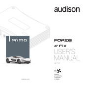 Audison prima FORZA AP F1 D Manual Del Usuario