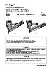 Hitachi Koki NR 90AE Instrucciones Y Manual De Seguridad