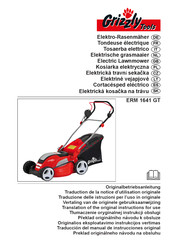 Grizzly Tools ERM 1641 GT Traduccion Del Manual De Instrucciones Originale