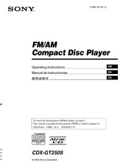 Sony CDX-GT250S Manual De Instrucciones