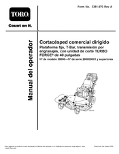 Toro 38696 Manual Del Operador