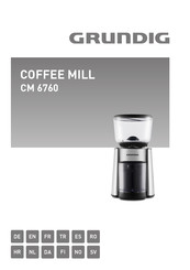 Grundig COFFEE MILL CM 6760 Manual Del Usuario