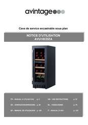 Avintage AVU18CDZA Manual De Utilización