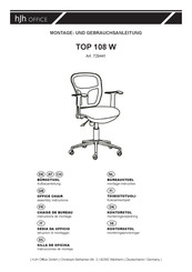 hjh OFFICE TOP 108 W 729441 Instrucciones De Montaje