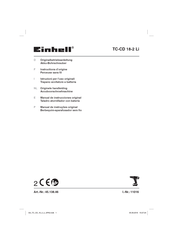 EINHELL TC-CD 18-2 Li Manual De Instrucciones Original