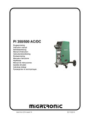 Migatronic PI 350/500 AC/DC Manual De Instrucciones