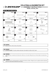 Dunlop NET320 197D Instrucciones De Armado