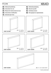 KEUCO X-Line 33297 183503 Manual De Instrucciones De Uso