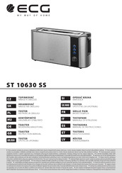 ECG ST 10630 SS Manual De Instrucciones