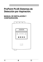 Protec ProPoint PLUS Manual De Instalación Y Configuración