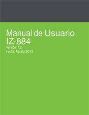 ZKTeco IZ-884 Manual De Usuario