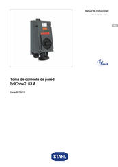 Stahl SolConex 8579/31 Serie Manual De Instrucciones