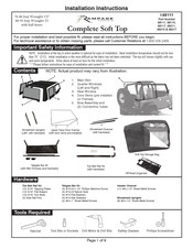 Rampage Products 68117 Instrucciones De Instalación