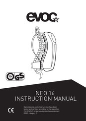 EVOC NEO 16 Manual De Instrucciones