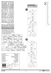 FMD Furniture ZAMORA 1 925-001 Instrucciones De Montaje