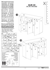 FMD Furniture ALBI 22 4012-022 Instrucciones De Montaje