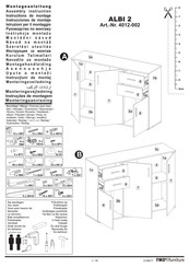 FMD Furniture ALBI 2 4012-002 Instrucciones De Montaje