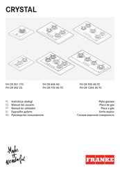 Franke CRYSTAL FH CR 604 4G HE Manual Del Usuario