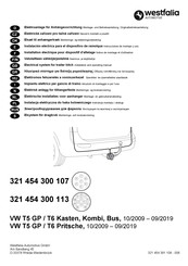 Westfalia Automotive 321 454 300 113 Instrucciones De Montaje Y Uso