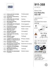 CRUZ 911-358 Instrucciones De Montaje