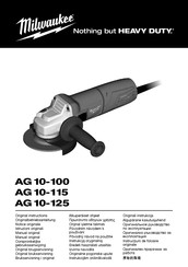 Milwaukee AG 10-100 Manual Original
