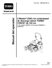 Toro 74450TE Manual Del Operador