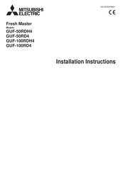 Mitsubishi Electric Fresh Master GUF-50RD4 Instrucciones De Instalación