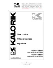 Kalorik USK SC 38598 Manual De Instrucciones