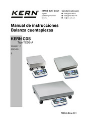 KERN CDS 36K0.2L Manual De Instrucciones