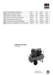 Schneider Airsystems UNM 510-10-90 D Manual De Instrucciones Original