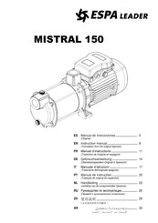 Espa Leader MISTRAL 150 Manual De Instrucciones