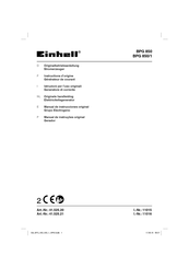 EINHELL 41.525.20 Manual De Instrucciones Original