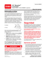 Toro 20019 Manual Del Operador