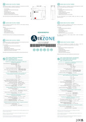 Airzone AZAI6KNXFUJ Guia De Inicio Rapido