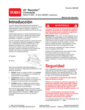 Toro Recycler 20007 Manual Del Operador